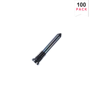 For iPhone 15 Pro, 15 Pro Max Bottom Screws Black Titanium Compatible (100-Pack)