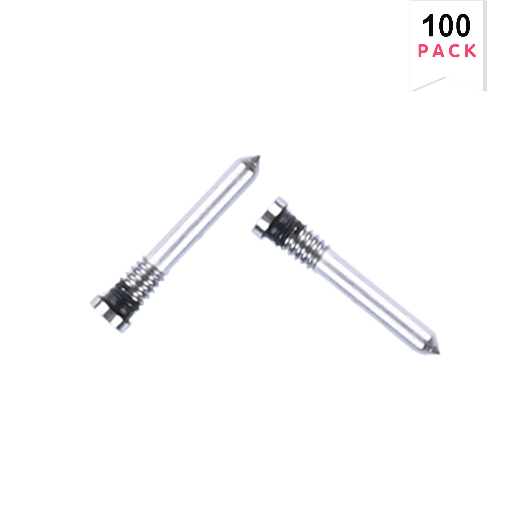 For iPhone 15 Pro, 15 Pro Max Bottom Screws Natural Titanium Compatible (100-Pack)
