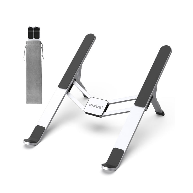 Rixus RXHW46 Laptop Stand Foldable Silver
