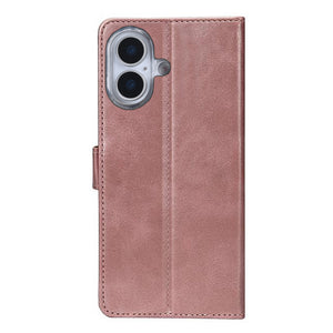 Rixus Bookcase For Apple iPhone 17 Pink