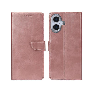 Rixus Bookcase For Apple iPhone 17 Pink