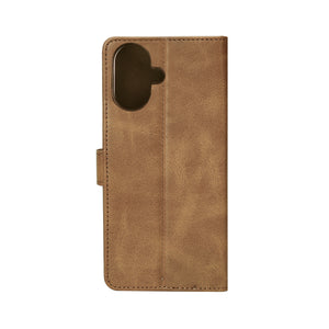Rixus Bookcase For Samsung Galaxy A07 Light Brown