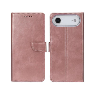Rixus Bookcase For Apple iPhone 17 Air Pink