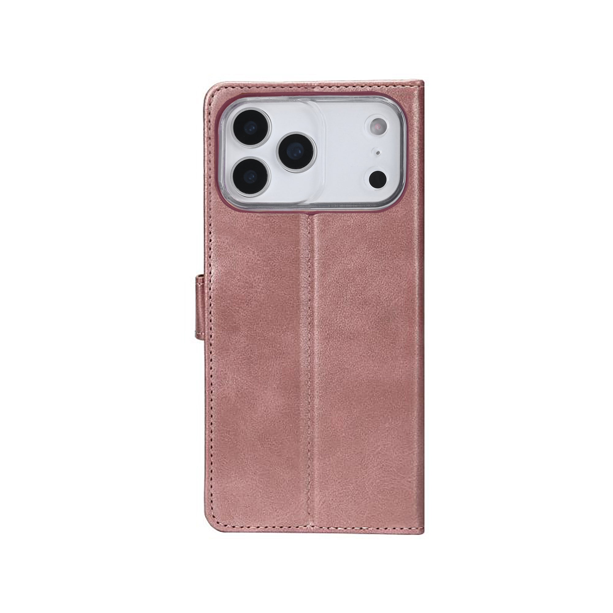 Rixus Bookcase For Apple iPhone 17 Pro Max Pink
