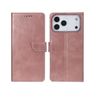 Rixus Bookcase For Apple iPhone 17 Pro Max Pink