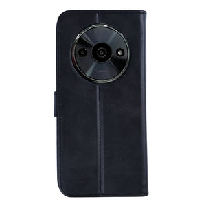 Rixus Bookcase For Xiaomi Redmi A3 Black