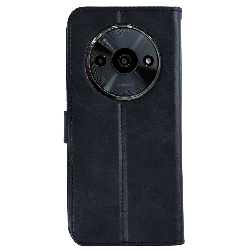 Rixus Bookcase For Xiaomi Redmi A3 Black
