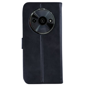 Rixus Bookcase For Xiaomi Redmi A3 Black