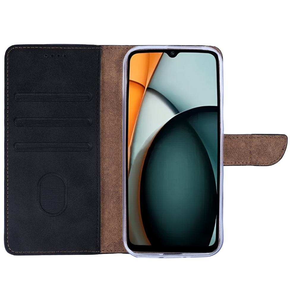 Rixus Bookcase For Xiaomi Redmi A3 Black