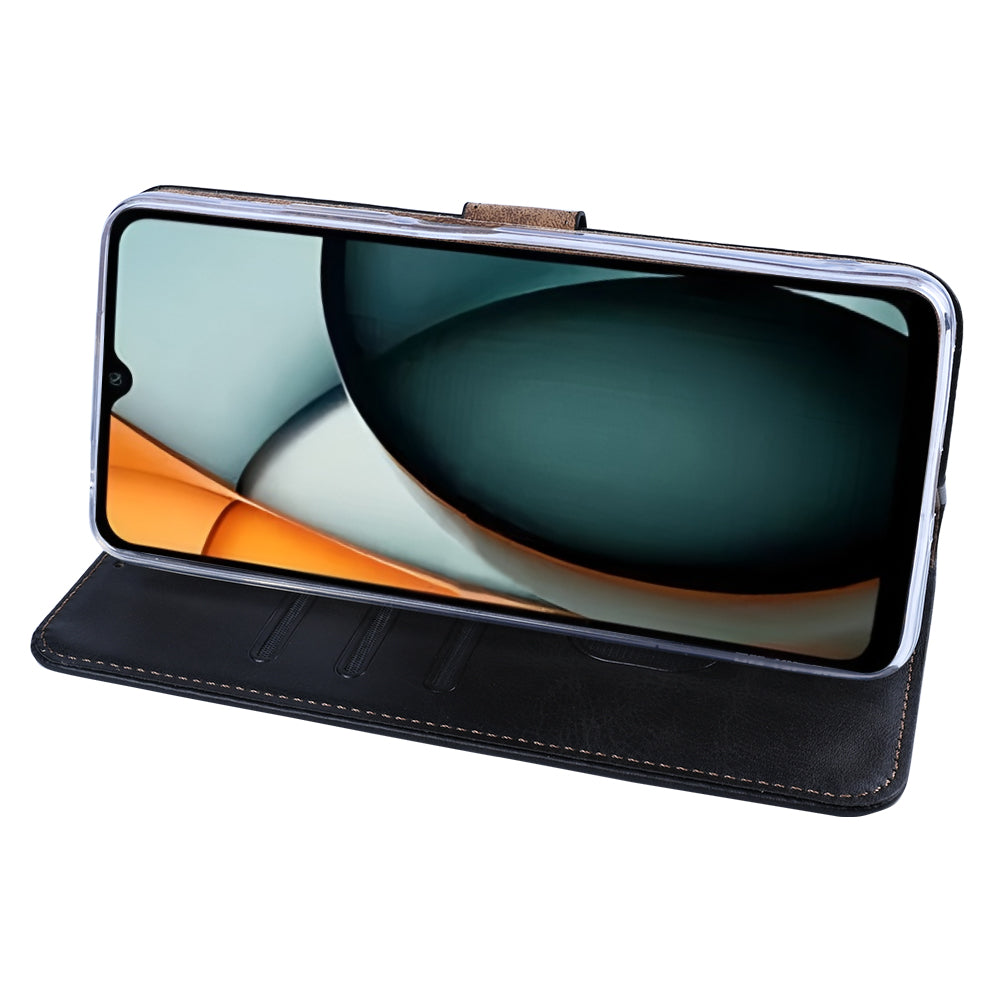 Rixus Bookcase For Xiaomi Redmi A3 Black
