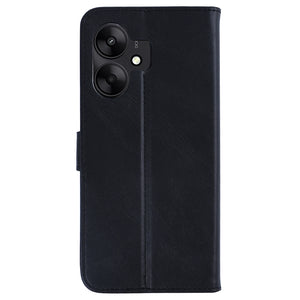 Rixus Bookcase For Xiaomi Redmi 13C Black