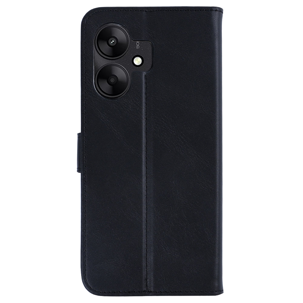 Rixus Bookcase For Xiaomi Redmi 13C Black