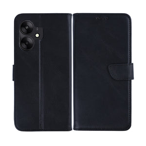 Rixus Bookcase For Xiaomi Redmi 13C Black