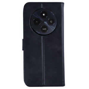 Rixus Bookcase For Xiaomi Redmi 14C Black
