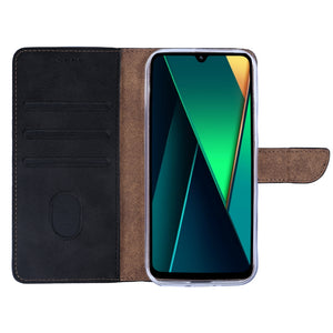 Rixus Bookcase For Xiaomi Redmi 14C Black