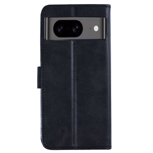 Rixus Bookcase For Google Pixel 8 Black