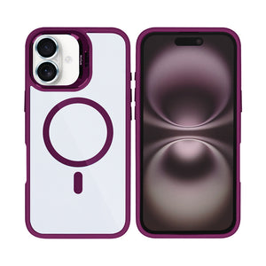 Rixus Classic 03 Case With MagSafe For Apple iPhone 17 Dark Pink