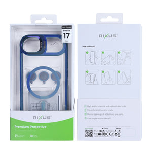 Rixus Classic 03 Case With MagSafe Compatible For Apple iPhone 17 Air Light Blue