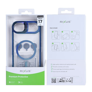 Rixus Classic 03 Case With MagSafe For Apple iPhone 17 Air Light Blue