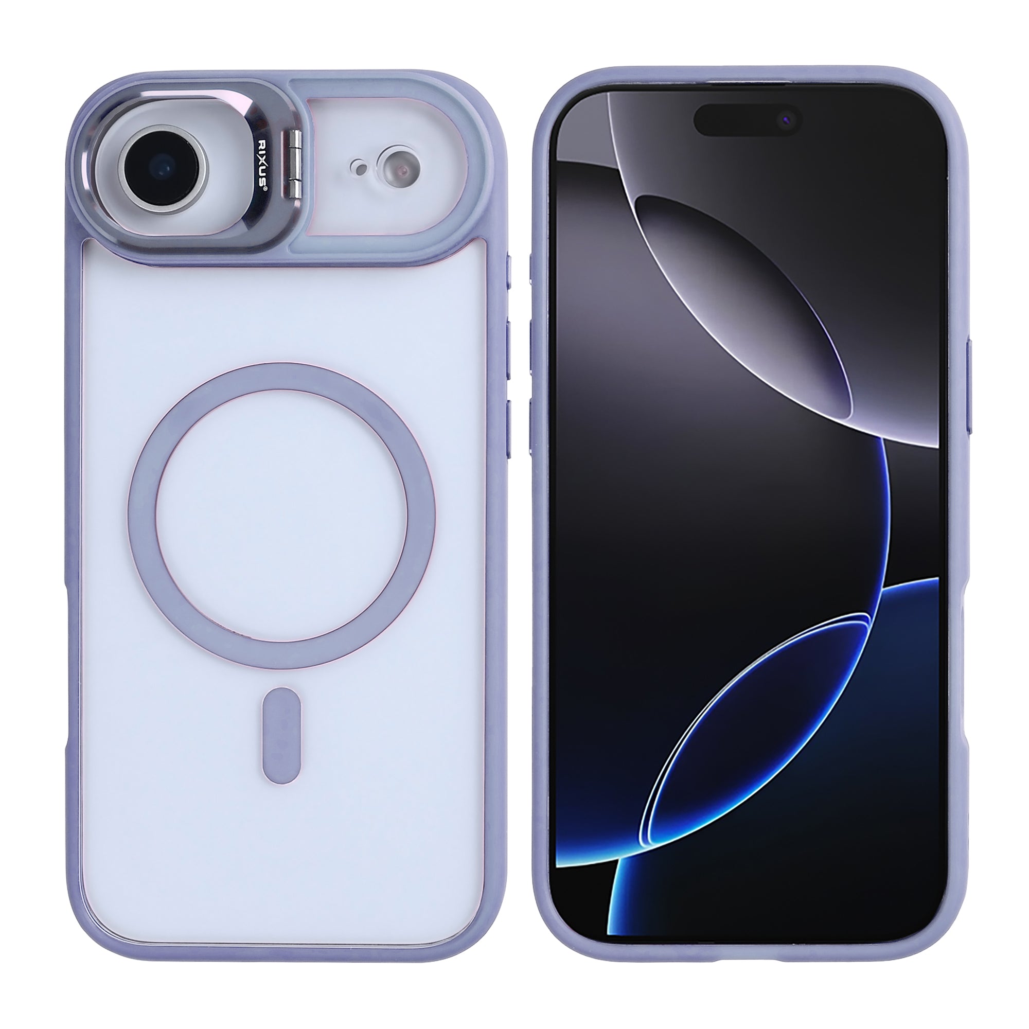 Rixus Classic 03 Case With MagSafe For Apple iPhone 17 Air Light Purple
