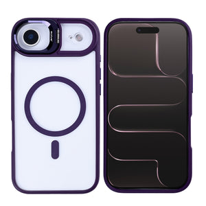 Rixus Classic 03 Case With MagSafe Compatible For Apple iPhone 17 Air Deep Purple