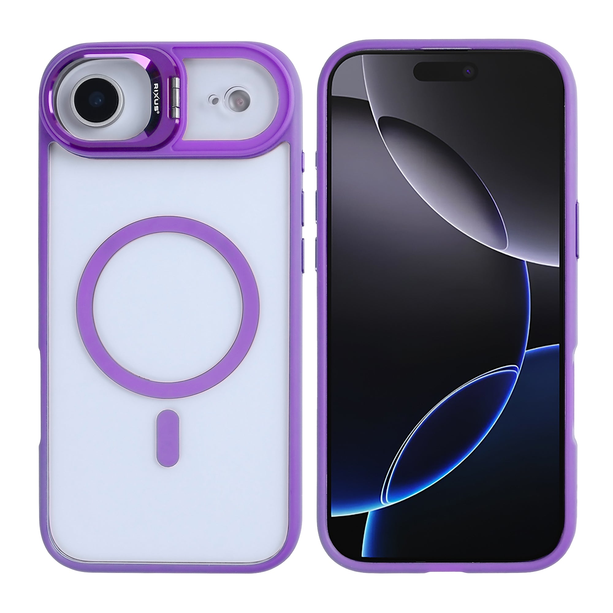 Rixus Classic 03 Case With MagSafe For Apple iPhone 17 Air Deep Purple