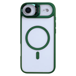 Rixus Classic 03 Case With MagSafe Compatible For Apple iPhone 17 Air Dark Green