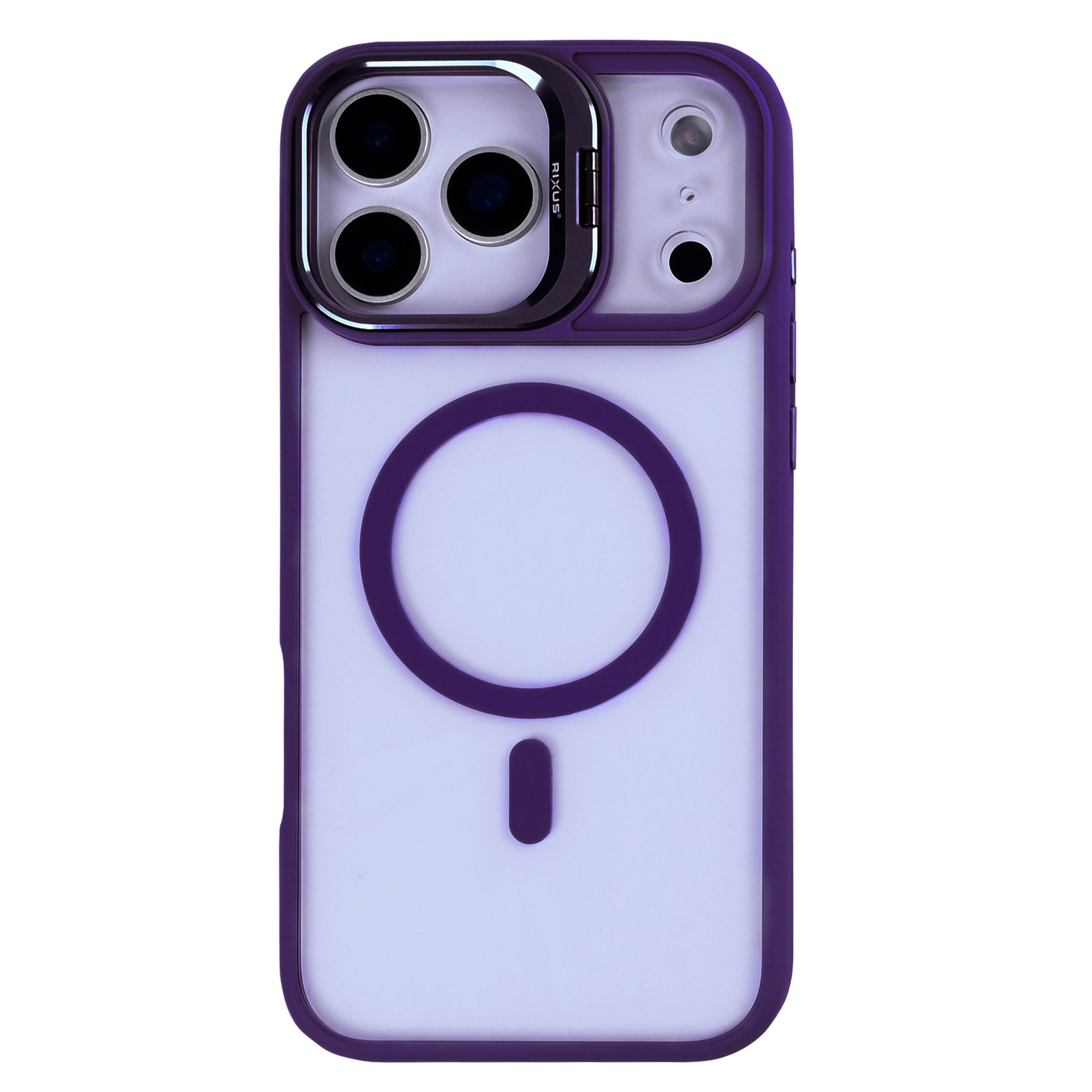 Rixus Classic 03 Case With MagSafe For Apple iPhone 17 Pro Max Deep Purple