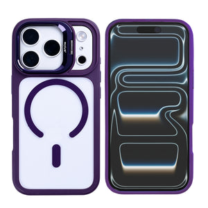 Rixus Classic 03 Case With MagSafe Compatible For Apple iPhone 17 Pro Max Deep Purple
