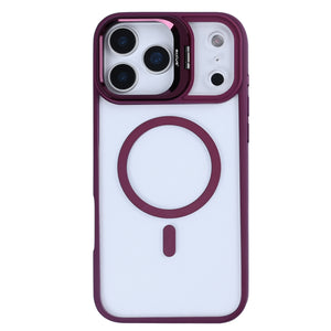 Rixus Classic 03 Case With MagSafe For Apple iPhone 17 Pro Max Dark Pink