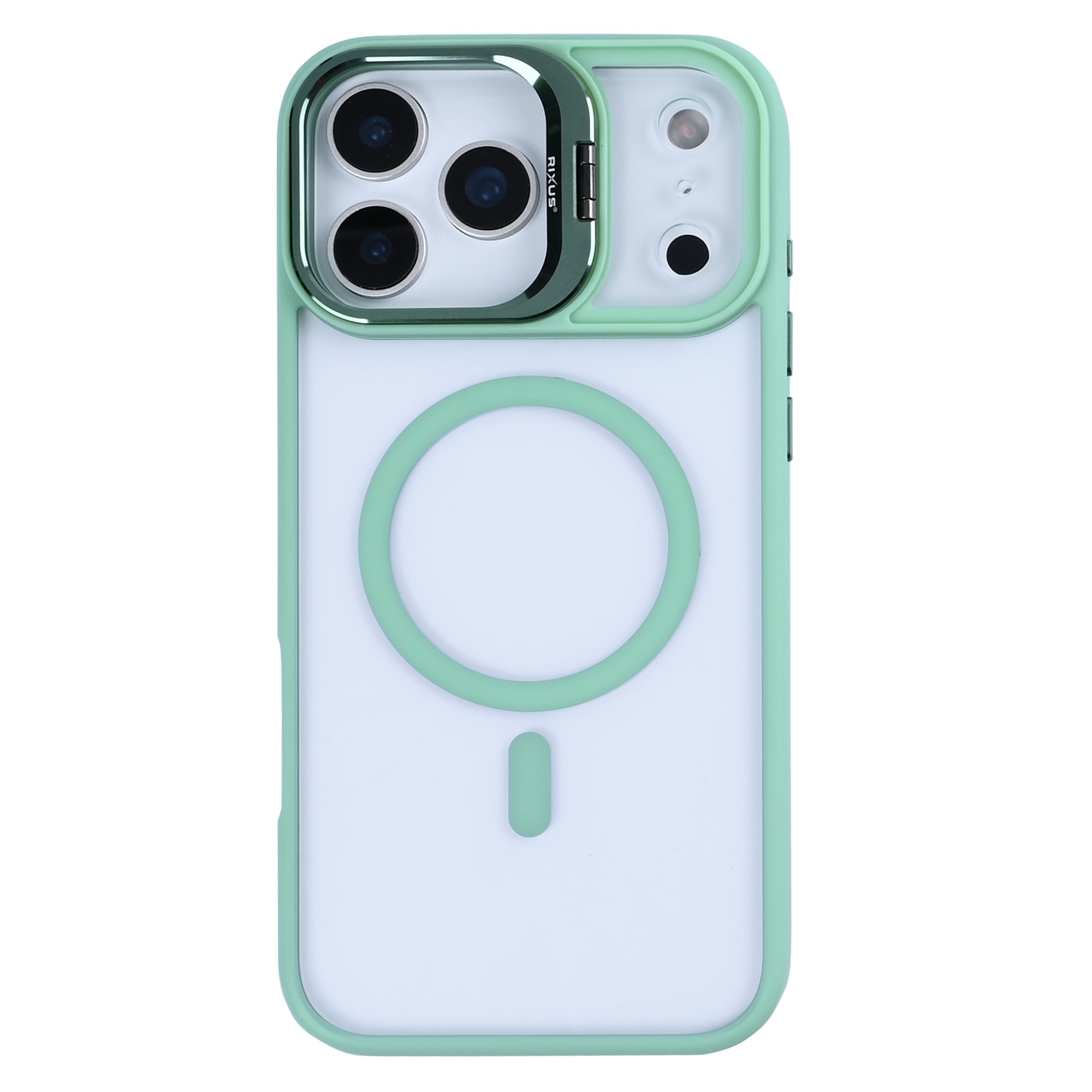 Rixus Classic 03 Case With MagSafe For Apple iPhone 17 Pro Max Light Green