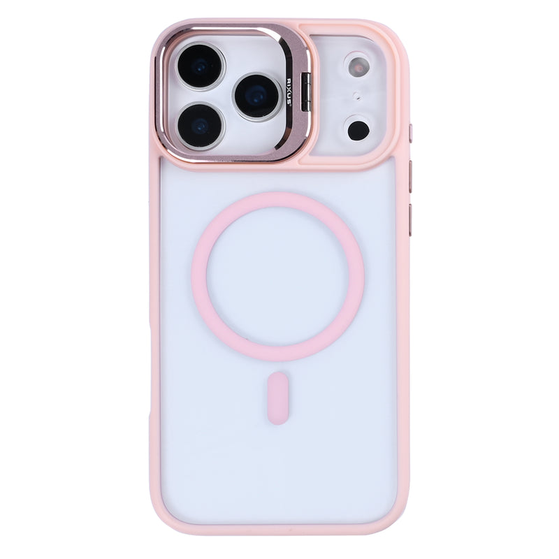 Rixus Classic 03 Case With MagSafe For Apple iPhone 17 Pro Max Light Pink