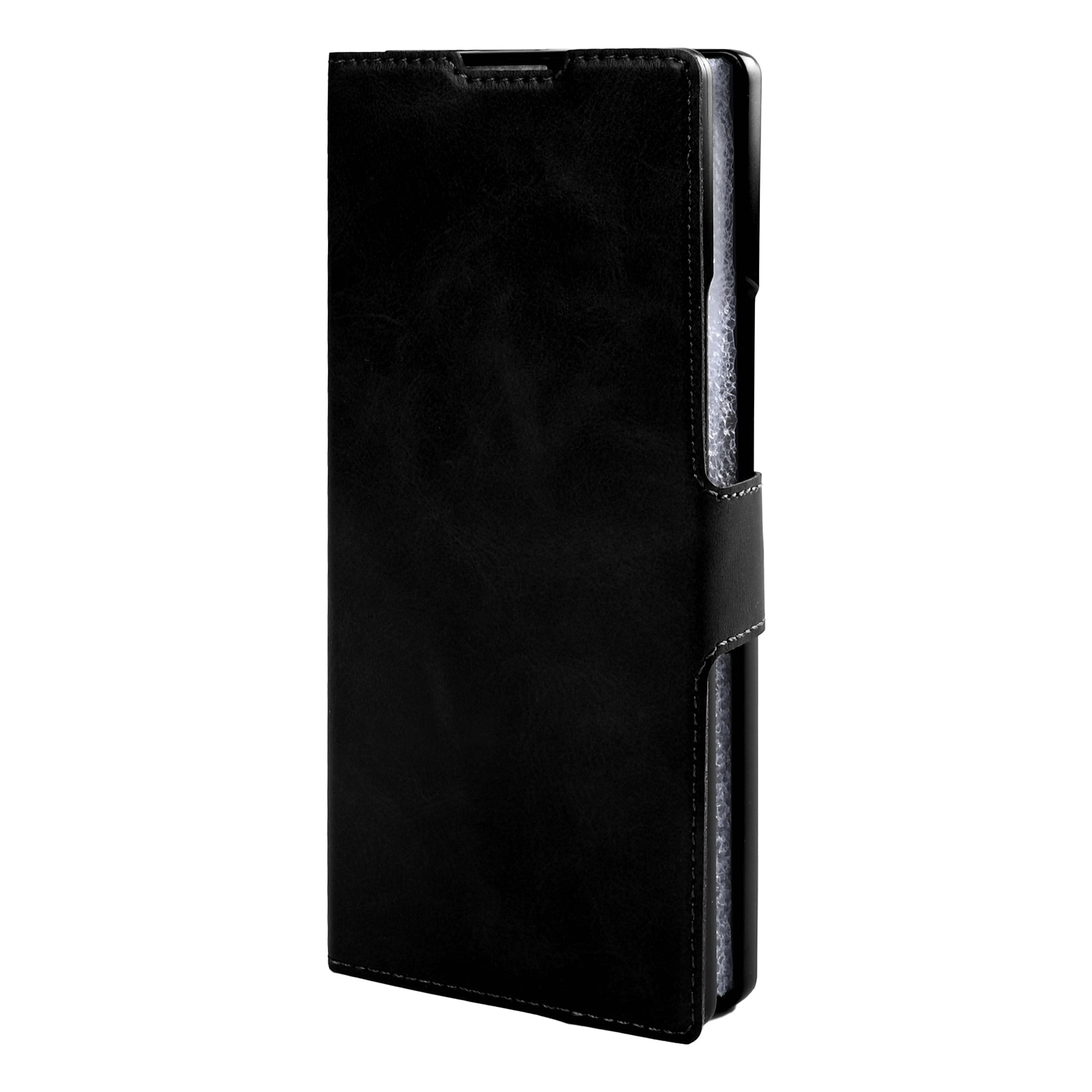 Rixus Wallet Case With Pen Holder For Samsung Galaxy Z Fold 7 Black