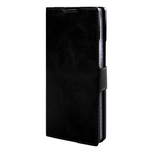 Rixus Wallet Case With Pen Holder For Samsung Galaxy Z Fold 7 Black