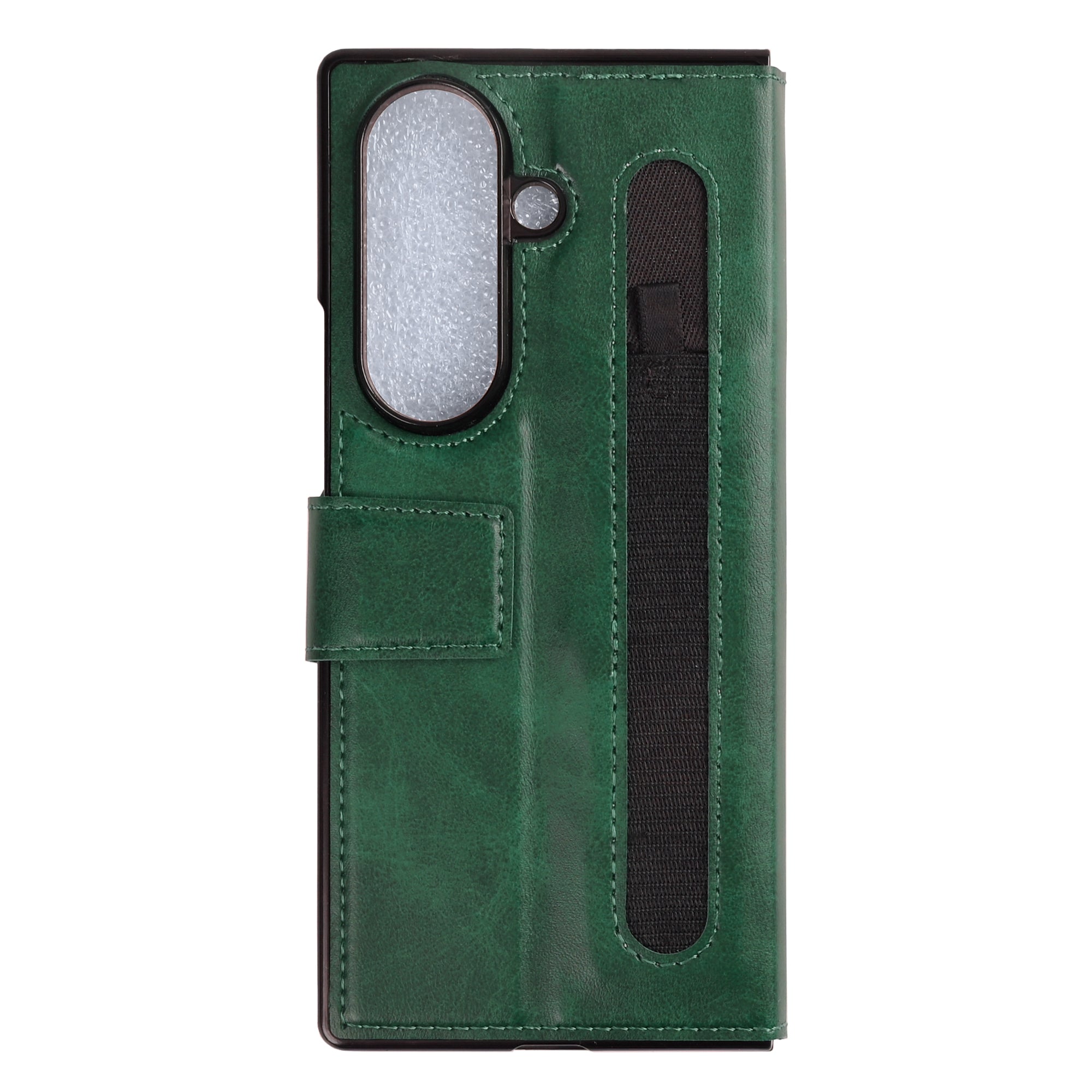 Rixus Wallet Case With Pen Holder For Samsung Galaxy Z Fold 7 Green