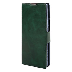 Rixus Wallet Case With Pen Holder For Samsung Galaxy Z Fold 7 Green