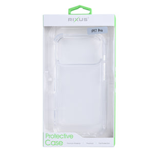 Rixus Anti-Burst Case For Apple iPhone 17 Pro Transparent