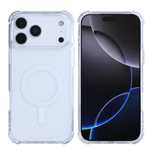 Rixus Anti-Burst Case With MagSafe For Apple iPhone 17 Pro Max Transparent