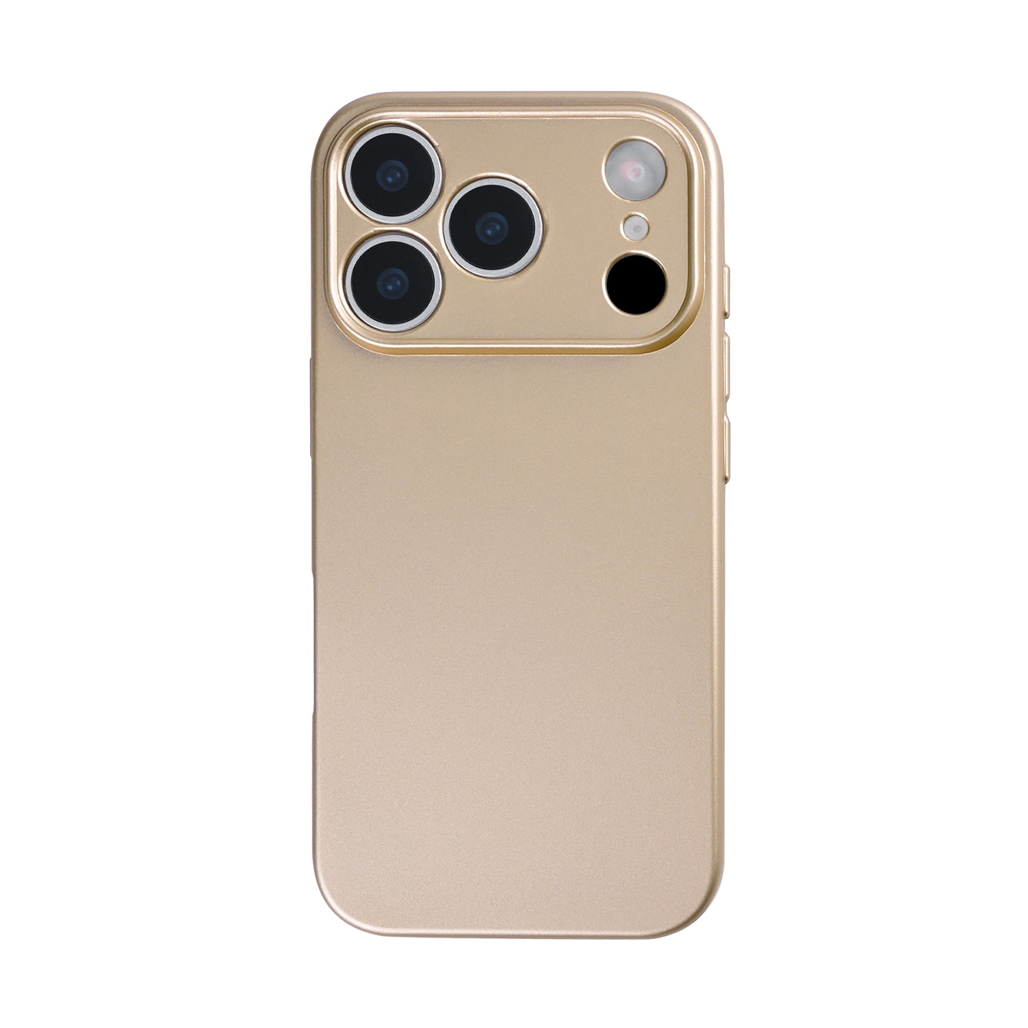 Rixus Soft TPU Phone Case For Apple iPhone 17 Pro Gold