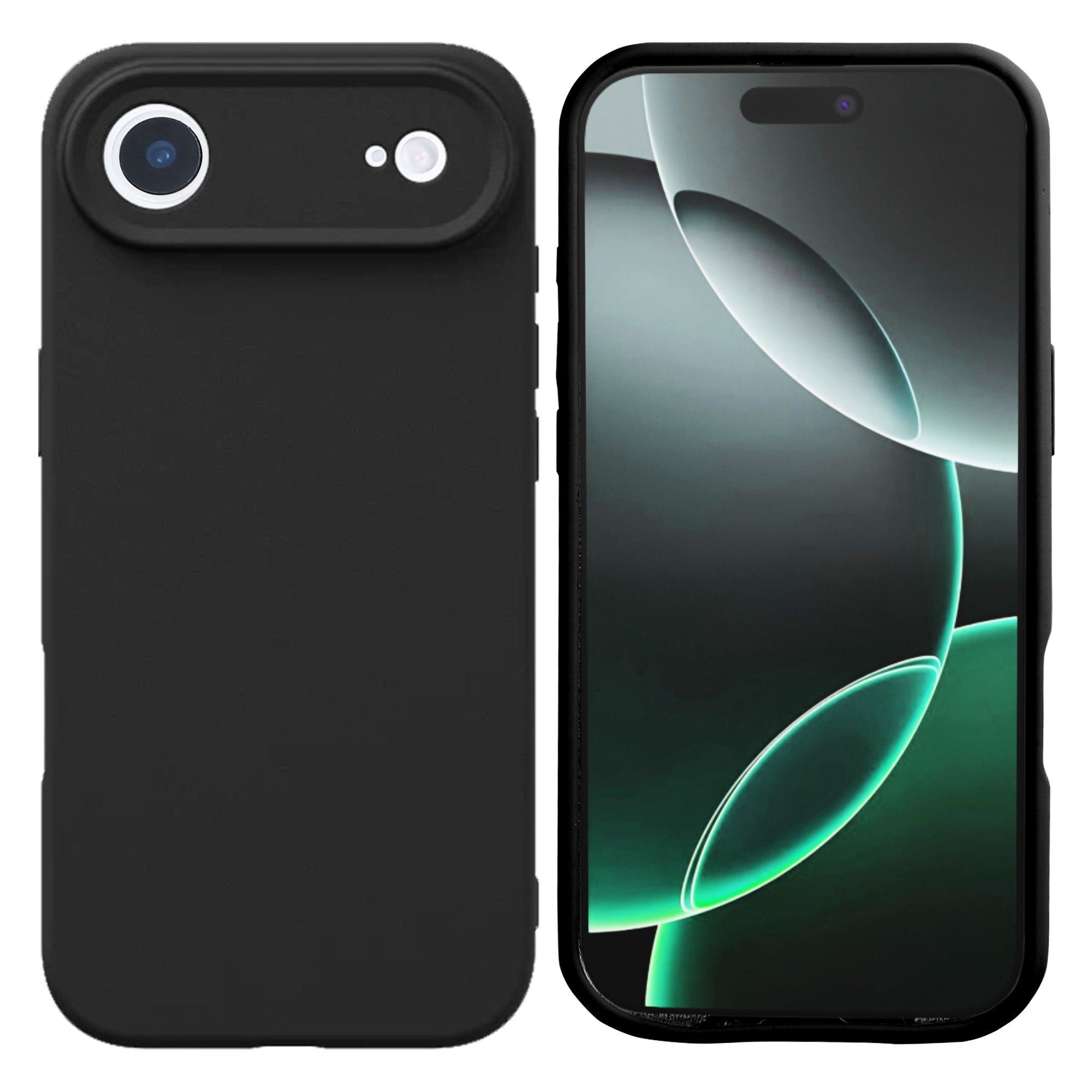 Rixus Soft TPU Phone Case For Apple iPhone 17 Air Black