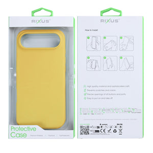 Rixus Soft TPU Phone Case For Apple iPhone 17 Air Gold