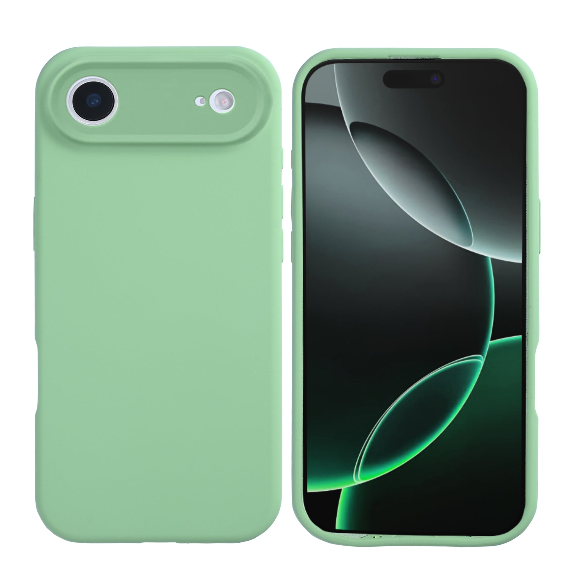 Rixus Soft TPU Phone Case For Apple iPhone 17 Air Matcha