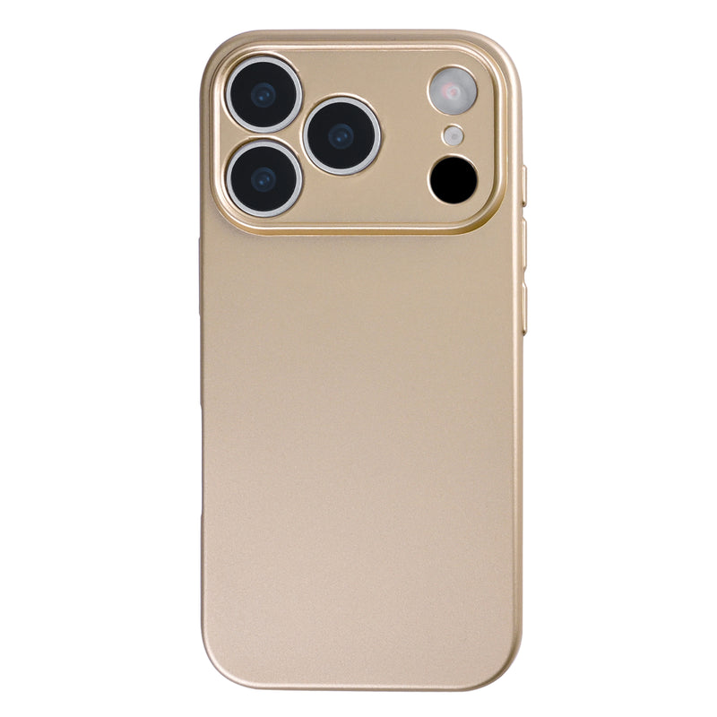 Rixus Soft TPU Phone Case For Apple iPhone 17 Pro Max Gold