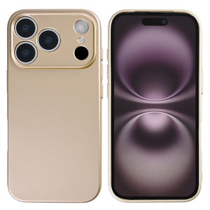 Rixus Soft TPU Phone Case For Apple iPhone 17 Pro Max Gold
