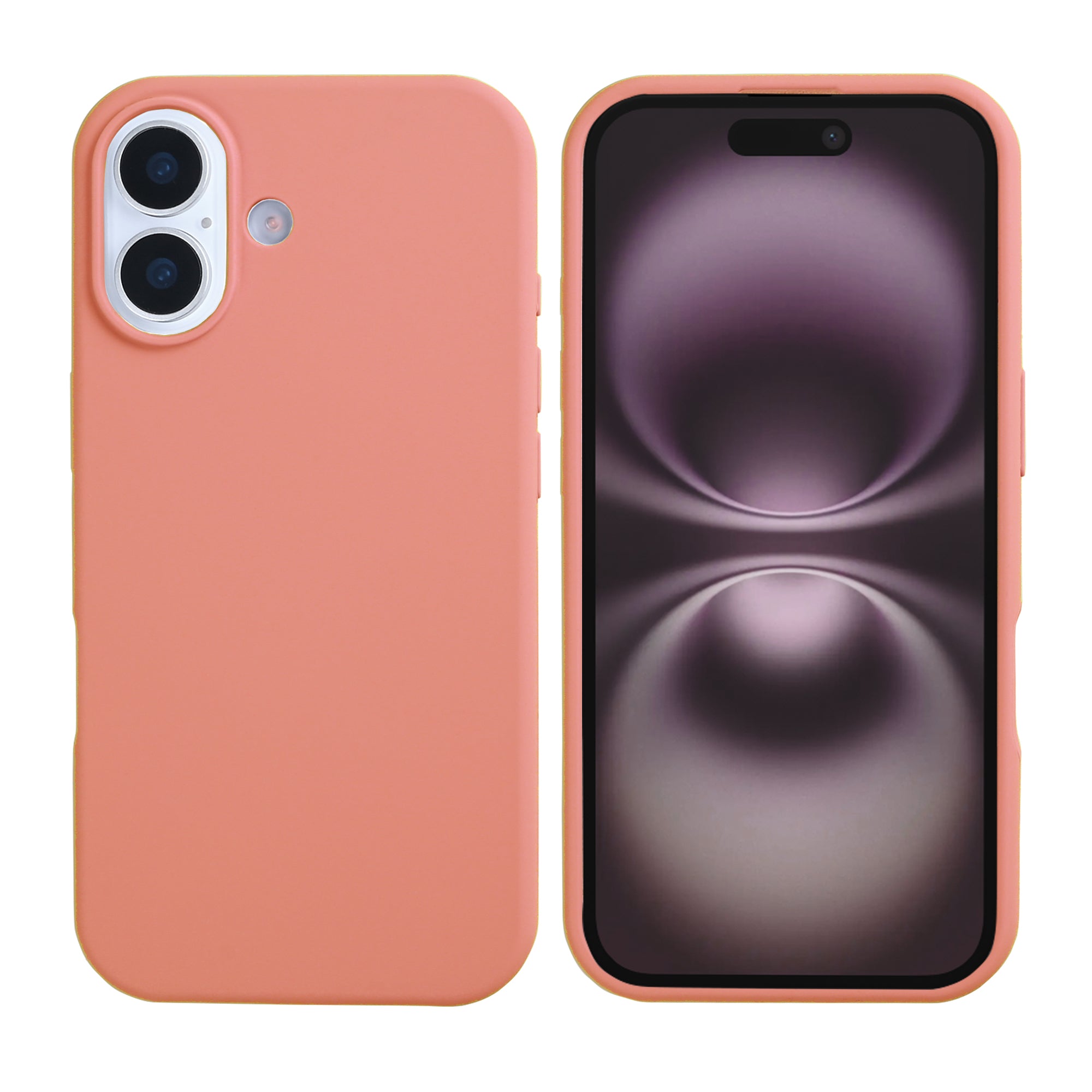 Rixus Soft TPU Phone Case With MagSafe For Apple iPhone 17 Pink