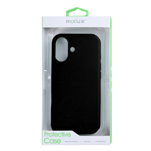 Rixus Soft TPU Phone Case With MagSafe For Apple iPhone 17 Black