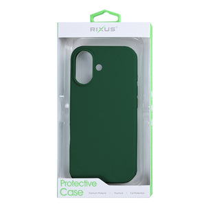 Rixus Soft TPU Phone Case With MagSafe For Apple iPhone 17 Dark Green