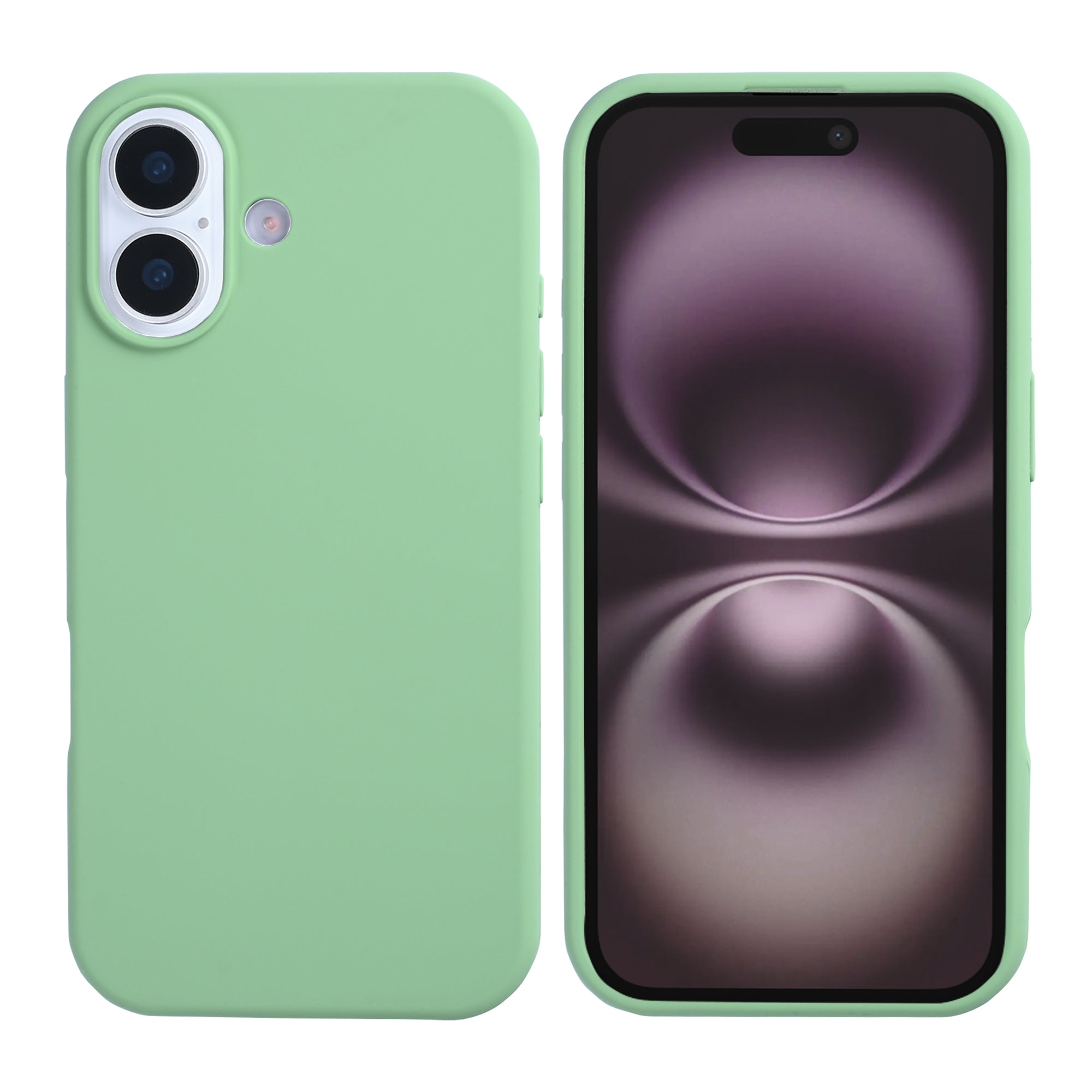 Rixus Soft TPU Phone Case With MagSafe For Apple iPhone 17 Matcha