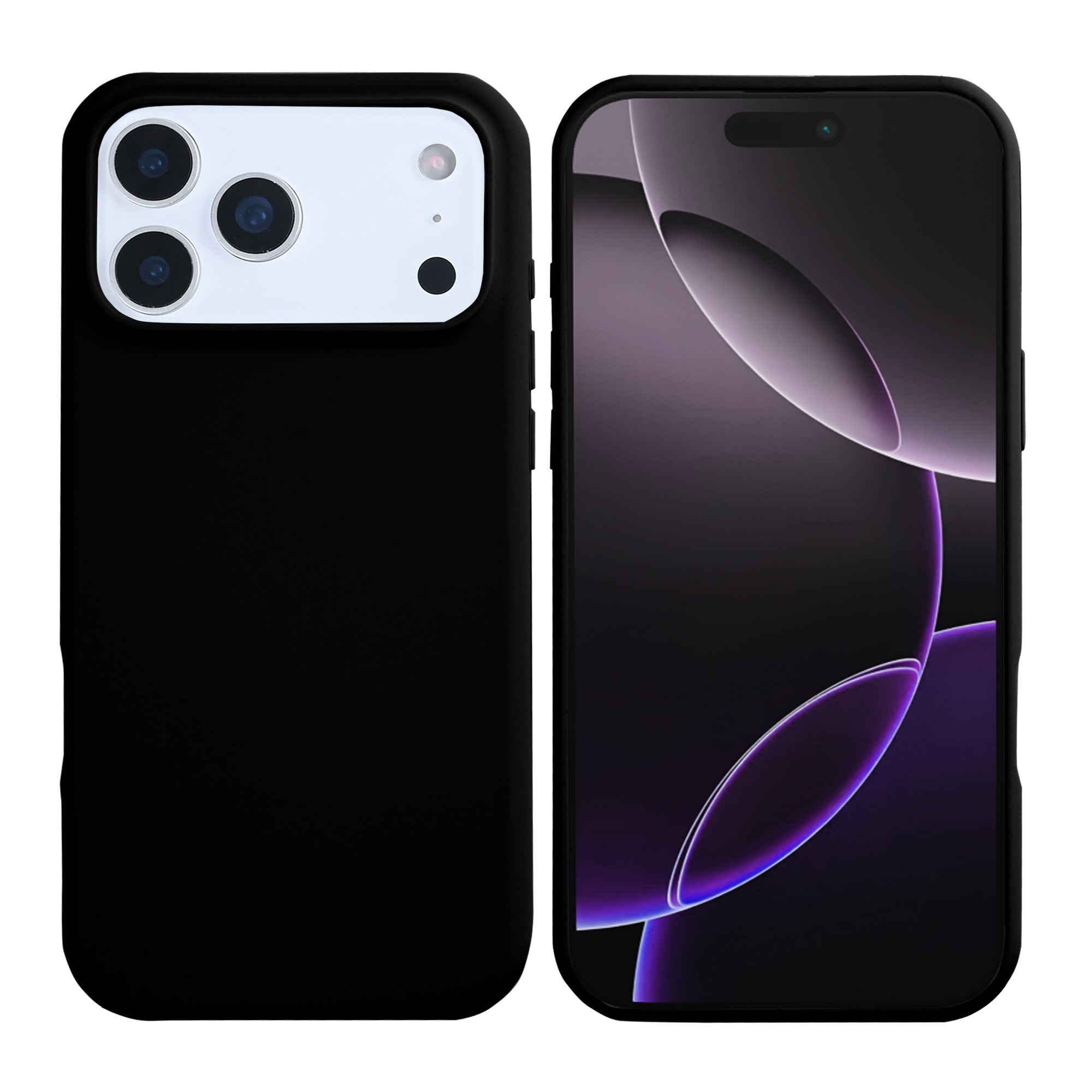 Rixus Soft TPU Phone Case With MagSafe For Apple iPhone 17 Pro Black