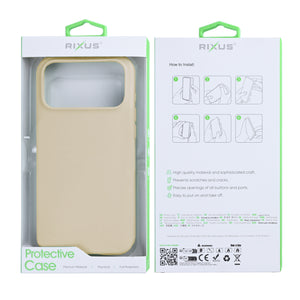 Rixus Soft TPU Phone Case With MagSafe For Apple iPhone 17 Pro Gold